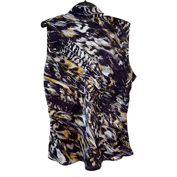 Kasper Women's Multicolor Sleeveless Top Large - Picture 2 of 7